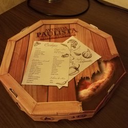 Avenida Paulista Pizza Bar - Take away box