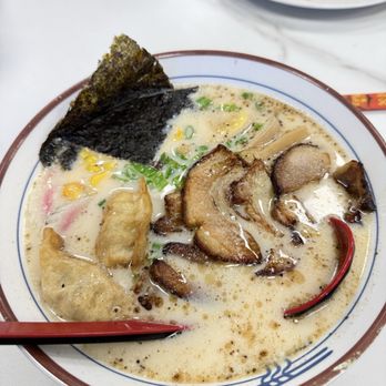 Fun Noodle Bar - N4.Tonkotsu Black Ramen w/Pork - Noodles Near Me - Waxahachie, Texas Fun Noodle Bar - N4.Tonkotsu Black Ramen w/Pork - Noodles Near Me - Waxahachie, Texas