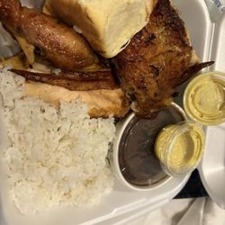 Pollo Tropical - 1/2 Fire Grilled Chicken - With Rice & Beans