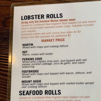 Pepper's Seafood Co - Lobster Roll Styles - Seafood Near Me - Ogunquit, Maine