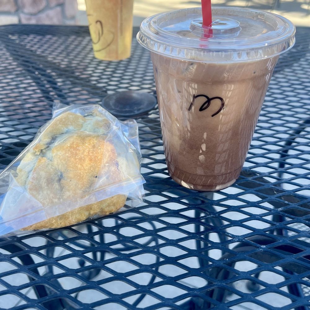 Nixon's Coffee House - Blueberry Scone and Mocha - Coffee & Tea Near Me - Littleton, Colorado Nixon's Coffee House - Blueberry Scone and Mocha - Coffee & Tea Near Me - Littleton, Colorado
