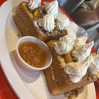 No Frills Diner on 25th - Peach cobbler French toast - Diners Near Me - Ogden, Utah No Frills Diner on 25th - Peach cobbler French toast - Diners Near Me - Ogden, Utah