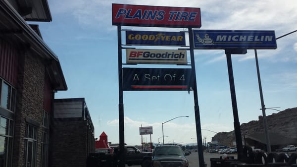 Plains Tire Rock Springs 1155 Dewar Dr Rock Springs Wy Tire Service Mapquest