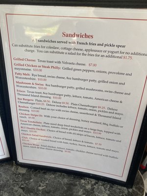 Menu photo 1 Mundy's Diner Springfield, OH