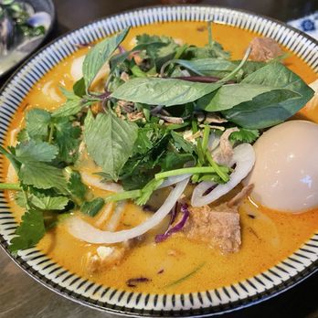 Amazing Basil - N8. Seafood Laksa Noodle N8. - Asian Fusion Near Me - Fremont, California Amazing Basil - N8. Seafood Laksa Noodle N8. - Asian Fusion Near Me - Fremont, California