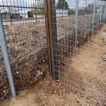 Legacy Contracting - They left a giant gap in the fencing and "fixed" it by just welding in more posts. - Fences & Gates Near Me - Surprise, Arizona