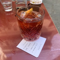Americano (€8,00) rinfriscante Americano (€8,00) rinfriscante