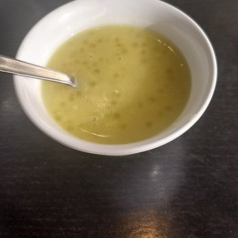 Simply Pho - Mung bean dessert. Free! A little thin, but I love drinking it out of a straw like a drink. - Vietnamese Near Me - Lake Forest, California