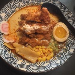 Mizu hibachi sushi & ramen - Naruto chicken Katsu ramen