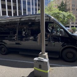 Oz Car Service - 14 passenger Sprinter Van.  Plenty of room for all our luggage for a 7 day cruise.
