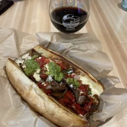 Mexican Philly Cheese Sandwich