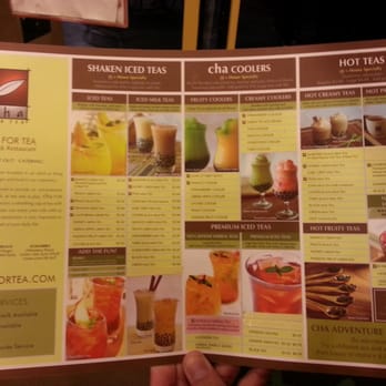 Cha For Tea - Drink menu - Coffee & Tea Near Me - Irvine, California Cha For Tea - Drink menu - Coffee & Tea Near Me - Irvine, California