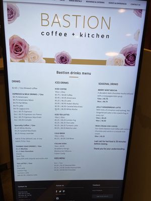 Menu photo 5 Bastion Coffee Kitchen Burnaby, BC