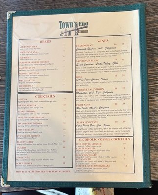 Menu photo 2 Town's End Brunch San Francisco, CA Menu photo 2 Town's End Brunch San Francisco, CA