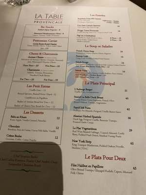 Menu photo 2 La Table Provencale White Post, VA