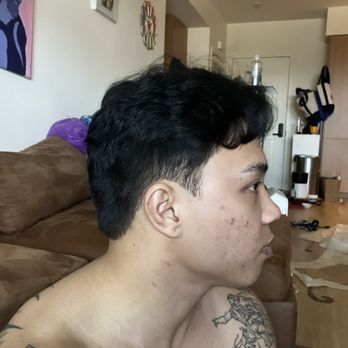 A + Salon - Post 2nd barber cut - Hair Salons Near Me - Irvine, California