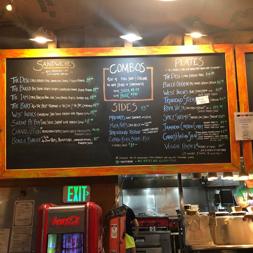 Bongos - Menu as of July 31 2021 - Cuban Near Me - Seattle, Washington Bongos - Menu as of July 31 2021 - Cuban Near Me - Seattle, Washington