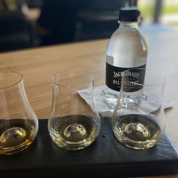 The Jack Daniel Distillery - The tasting glasses, sample of 6 total. - Distilleries Near Me - Lynchburg, Tennessee