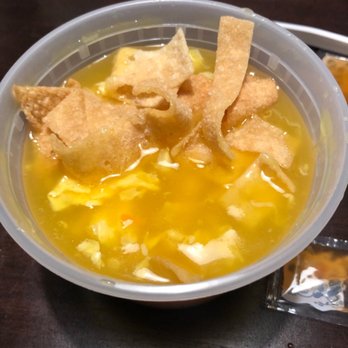 Moon Wok - 201. Egg Drop Soup(3.15/6.05) - Chinese Near Me - Dallas, Texas