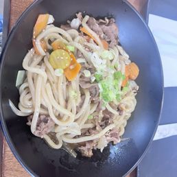 Noodles with beef Noodles with beef