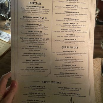 Alma Southwest - menu - Mexican Near Me - Scottsdale, Arizona