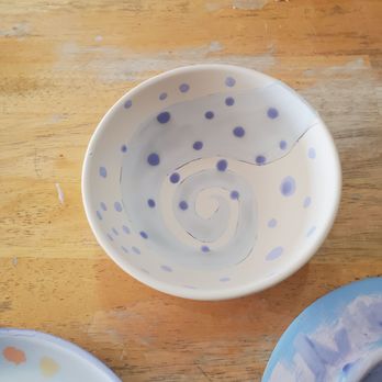 All Fired Up - Here's one of our painted pieces..(Sue) - Paint-Your-Own Pottery Near Me - Burlingame, California