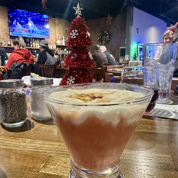 The Hen & The Hog - Rhubarbara drink - tasted like my rhubarb cobbler was liquified and alcohol added. - New American Near Me - Albertville, Minnesota The Hen & The Hog - Rhubarbara drink - tasted like my rhubarb cobbler was liquified and alcohol added. - New American Near Me - Albertville, Minnesota