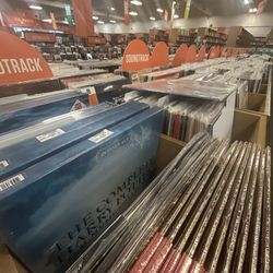 2nd & Charles - A partial view of vinyl selection.