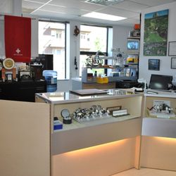 Swiss Watch Shop - General view of the shop from the customer reception area