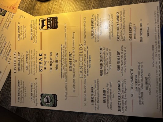 Menu photo 6 Legends Showcase Chandler, AZ Menu photo 6 Legends Showcase Chandler, AZ