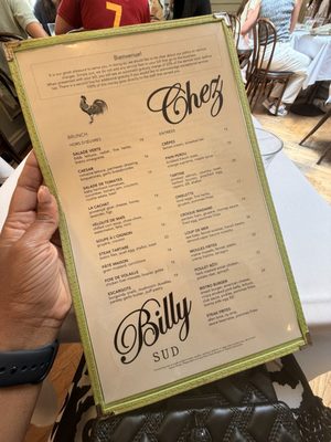 Menu photo 1 Chez Billy Sud Washington, DC, DC Menu photo 1 Chez Billy Sud Washington, DC, DC