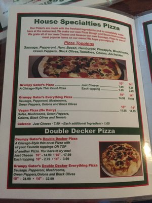 Menu photo 7 Grumpy Gators Bar & Grill Homosassa, FL