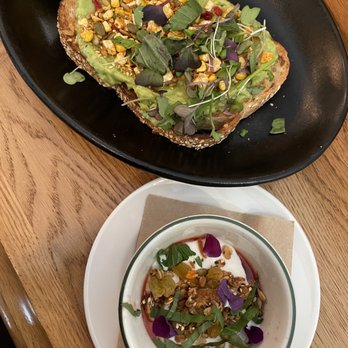 Beatrix - Avocado toast and homemade vanilla bean yogurt - Coffee & Tea Near Me - Oak Brook, Illinois