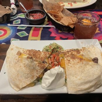 Puerto Vallarta - Steak fajita quesadilla and drink is el jefe - Mexican Near Me - Orange, Connecticut