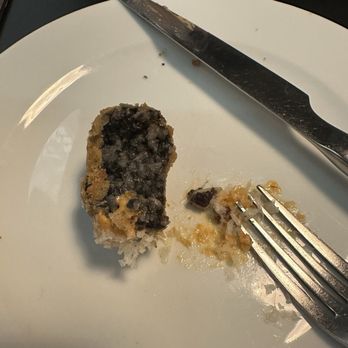 Macelleria - Inside of the Arancini Nero (squid ink and octopus) - Italian Near Me - México, D.F., DIF Macelleria - Inside of the Arancini Nero (squid ink and octopus) - Italian Near Me - México, D.F., DIF