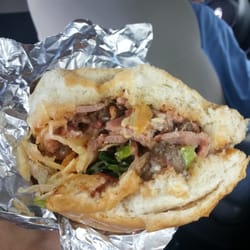 Los Mejores Sandwiches - Cuarteta - pernil, jamon, pollo, and churrasco