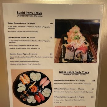 Sushi One - They do party platters too! - Sushi Bars Near Me - Reno, Nevada Sushi One - They do party platters too! - Sushi Bars Near Me - Reno, Nevada