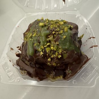 Bobazona - Dubai chocolate brownie (not pictured or the delicious chocolate covered strawberries that I devoured) - Coffee & Tea Near Me - Tempe, Arizona