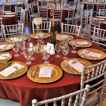 Party Linens - Rust polyester 132" round tablecloth - Party Equipment Rentals Near Me - Chicago, Illinois Party Linens - Rust polyester 132" round tablecloth - Party Equipment Rentals Near Me - Chicago, Illinois