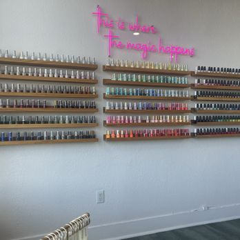 Marea Nail Salon - Color Wall - Nail Technicians Near Me - Miami, Florida