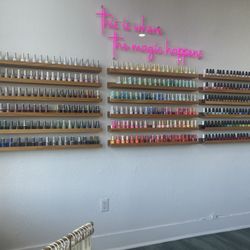 Marea Nail Salon - Color Wall