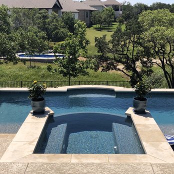 Legacy Pools - a view of a pool and landscaping - Pool & Hot Tub Service Near Me - Georgetown, Texas