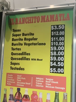 Menu photo 1 Tacos El Ranchito Truck San Bruno, CA Menu photo 1 Tacos El Ranchito Truck San Bruno, CA