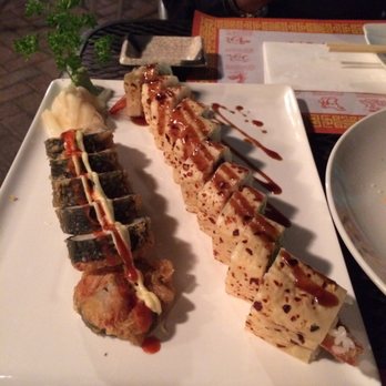 Sushi Cafe - Tiger roll and dynamite roll - Sushi Bars Near Me - Jacksonville, Florida