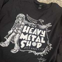 The Heavy Metal Shop - Peddlin evil since 1987 slc shirt