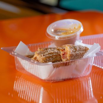 Bomb Smoothies - Strawberry churro bites with caramel dipping sauce - Juice Bars & Smoothies Near Me - Johnston, Rhode Island