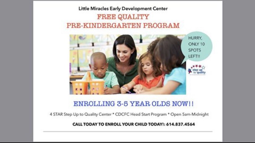 Little Miracles Early Development Center - childcare center in Columbus, OH