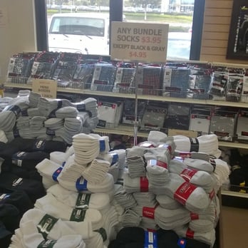 T-Shirt Mart - Socks with some Boxers in the background - Printing Services Near Me - San Diego, California