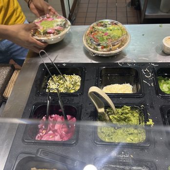 QDOBA Mexican Eats - This salad is about to be good! - Mexican Near Me - Edison, New Jersey