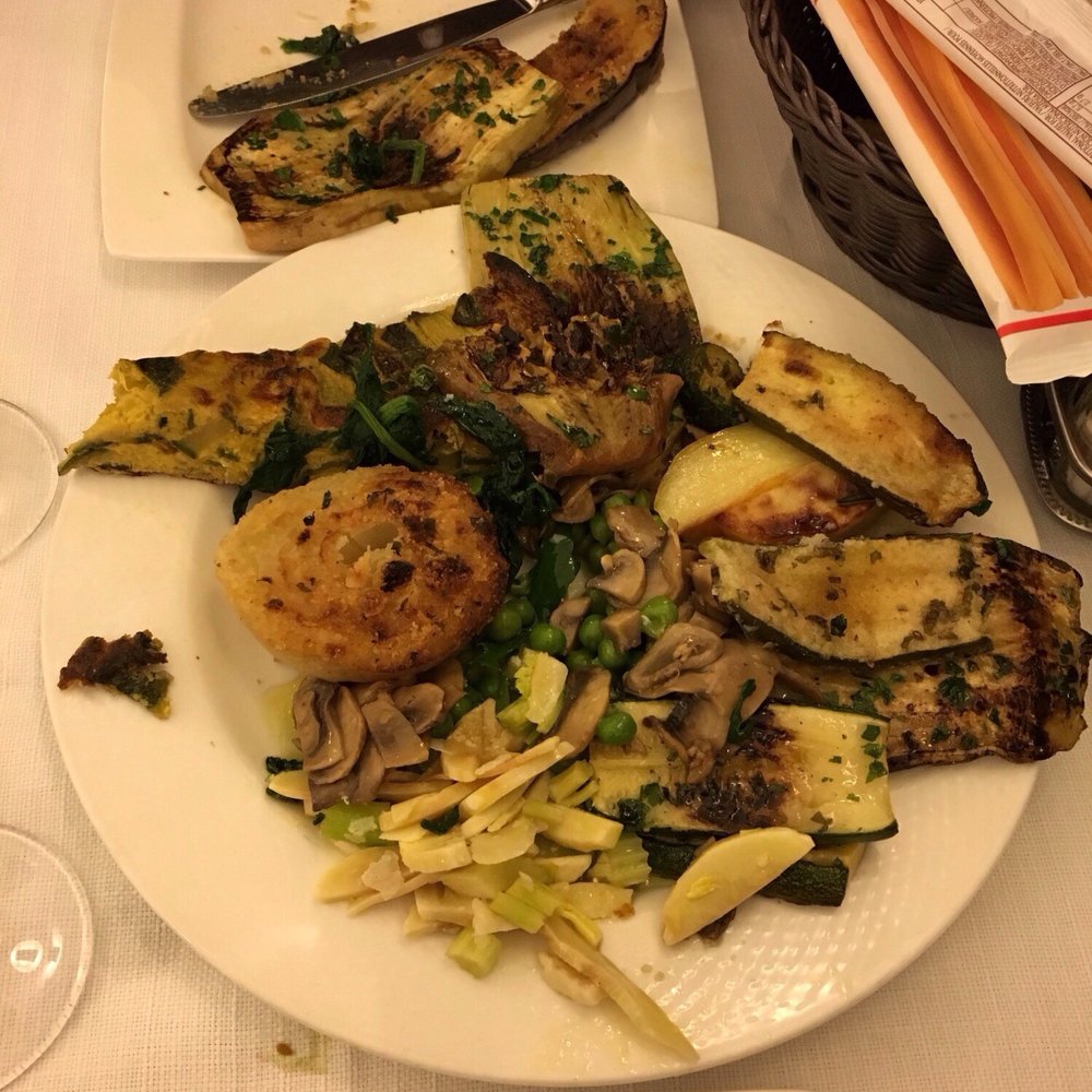 Da Michele - Antipasti misto from the self service buffet. - Italian Near Me - Rome, RM